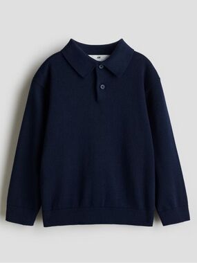 H&M FINE-KNIT POLO SHIRT